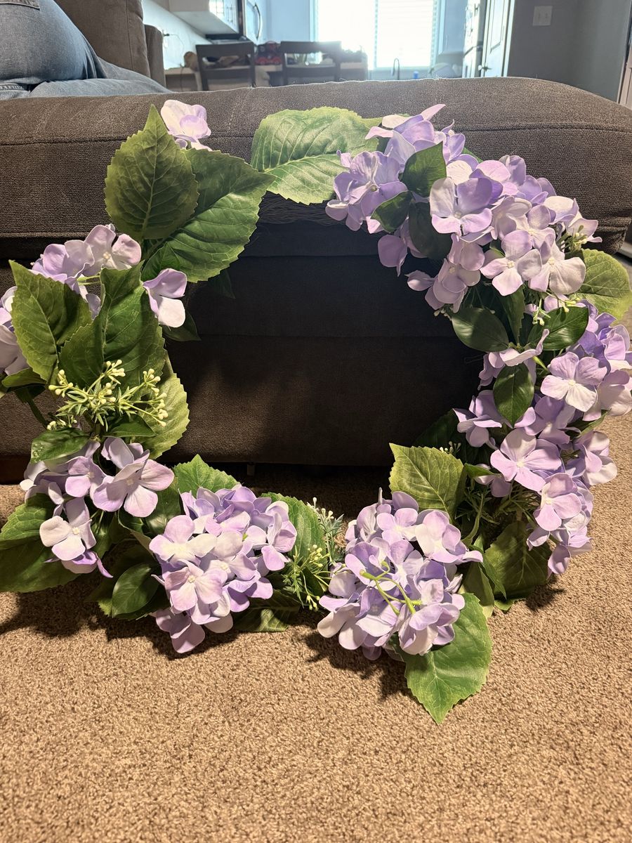 Hydrangea Floral Wreath