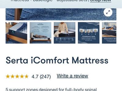 Serta Hybrid iComfort Eco Queen Mattress