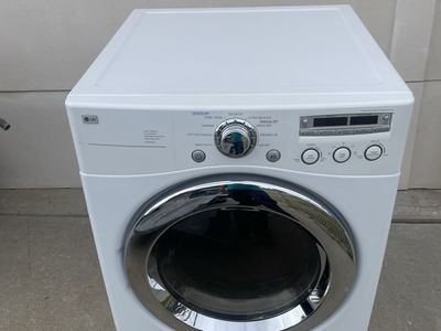 LG White Front Load Electric Dryer - Sensor Dry, Heavy Duty, Delicates, Air Dry Options