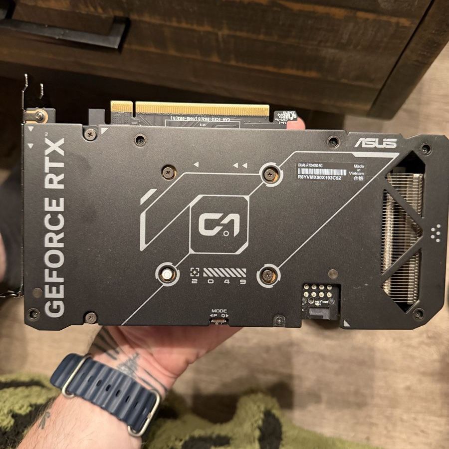 Used ASUS Dual GeForce RTX4060 OC Edition 8GB GPU