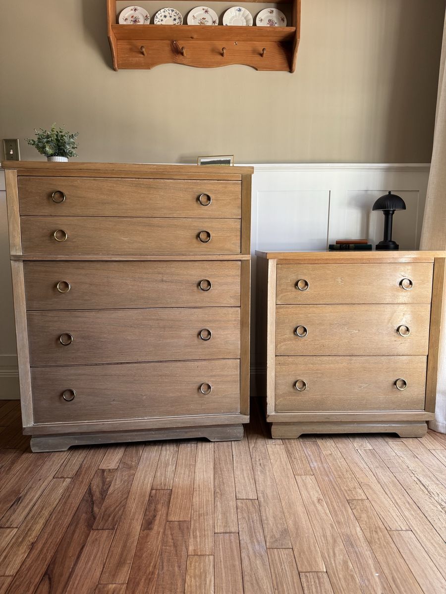 Vintage Kent Coffey Dreamette Bedroom Dresser Set