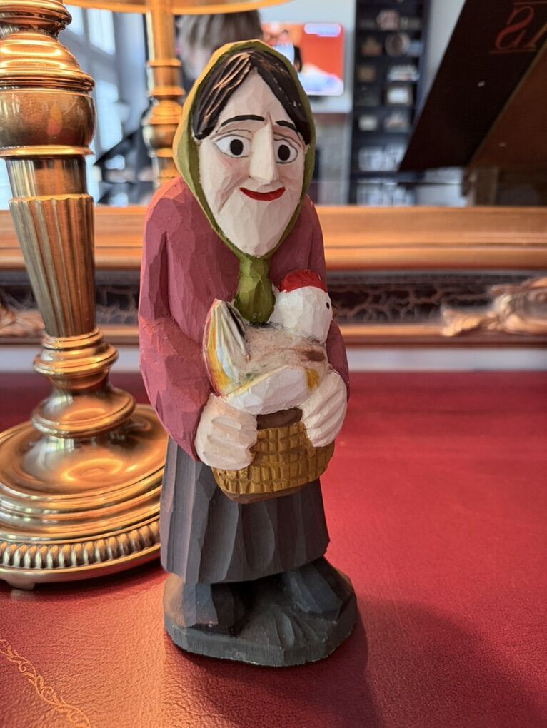 Vintage Polish Folk Art Sculpture