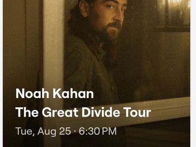 2 Tickets to Noah Kahan