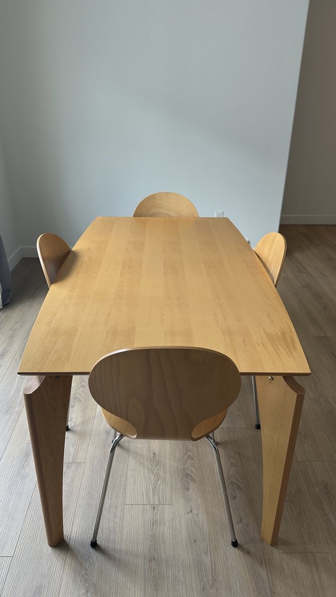 Dining table with chairs