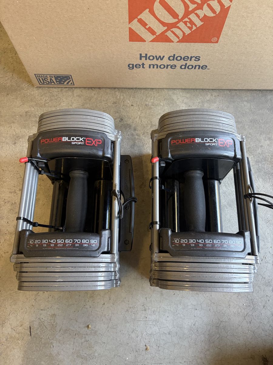 Powerblock adjustable dumbbells