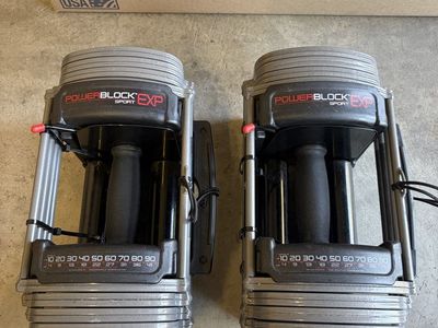 Powerblock adjustable dumbbells
