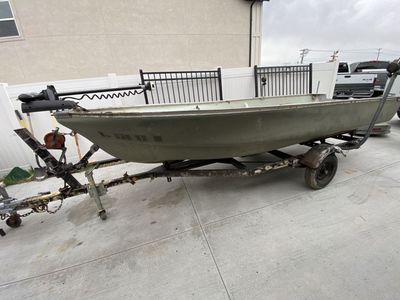 Herters Yukon Fiberglass Boat And Trailer
