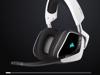 Corsair VOID RGB ELITE Wireless Premium Gaming Headset with 7.1 Surround Sound - White