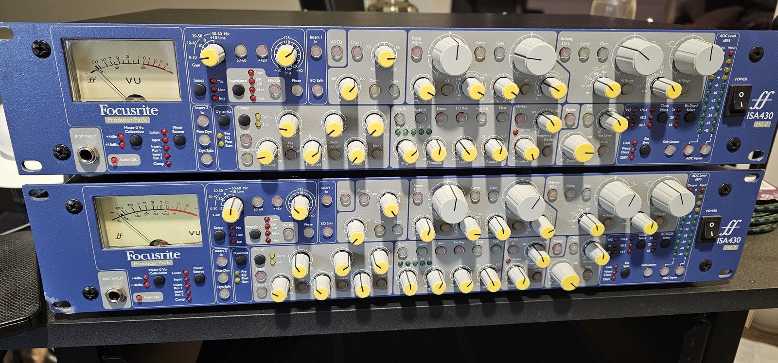 Rare Focusrite Producer Pack ISA 430 MKII w/digital IO Card and Refurbished (have paperwork)