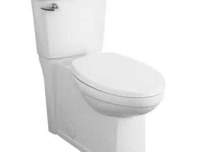 American Standard Cadet 3 Decor Tall Height 2-Piece 1.28 GPF Single Flush Elongated Toilet with Seat in White, Seat Included