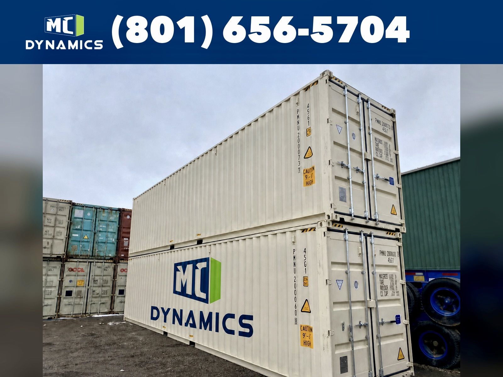 40' High-Cube One-Trip Container – Bountiful Storage