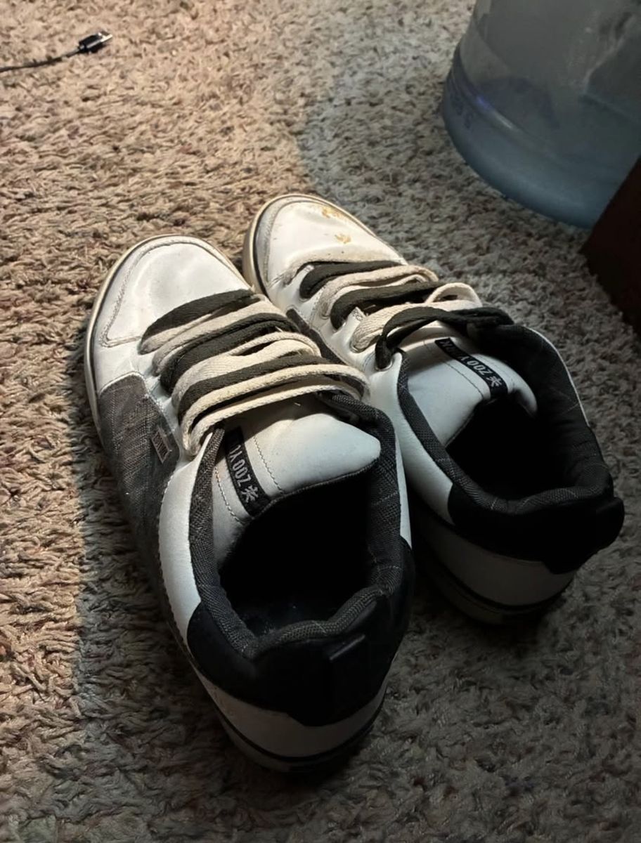 Zoo York Skate Shoes White/Black Size 11.5