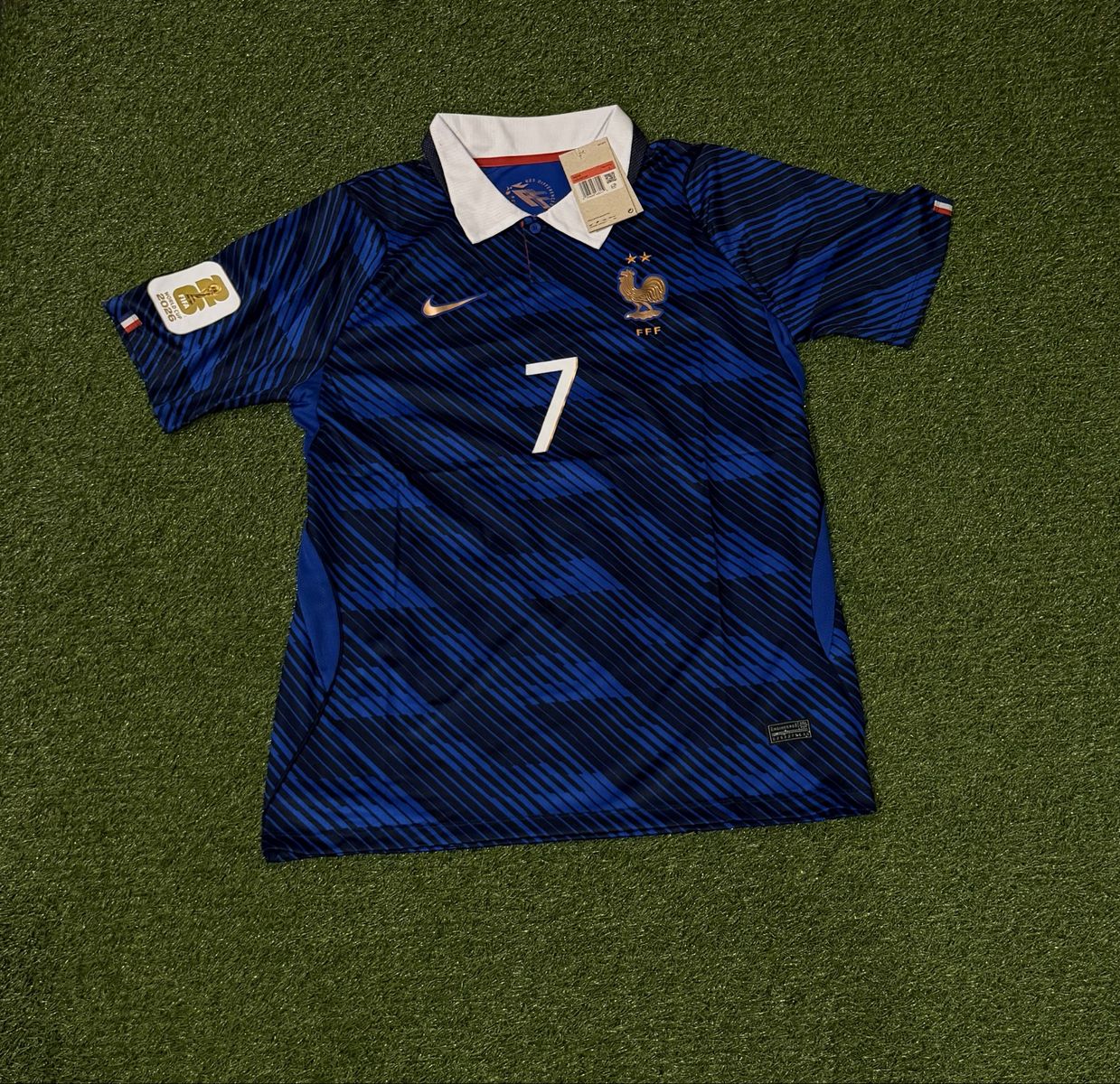 Nike France World Cup Soccer Jersey - Dembele #7, Size L, New with Tags