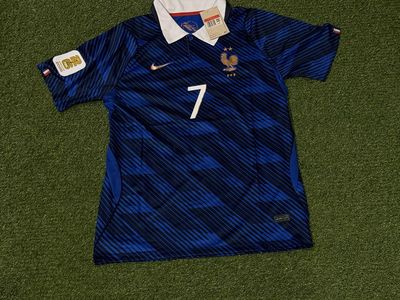 Nike France World Cup Soccer Jersey - Dembele #7, Size L, New with Tags