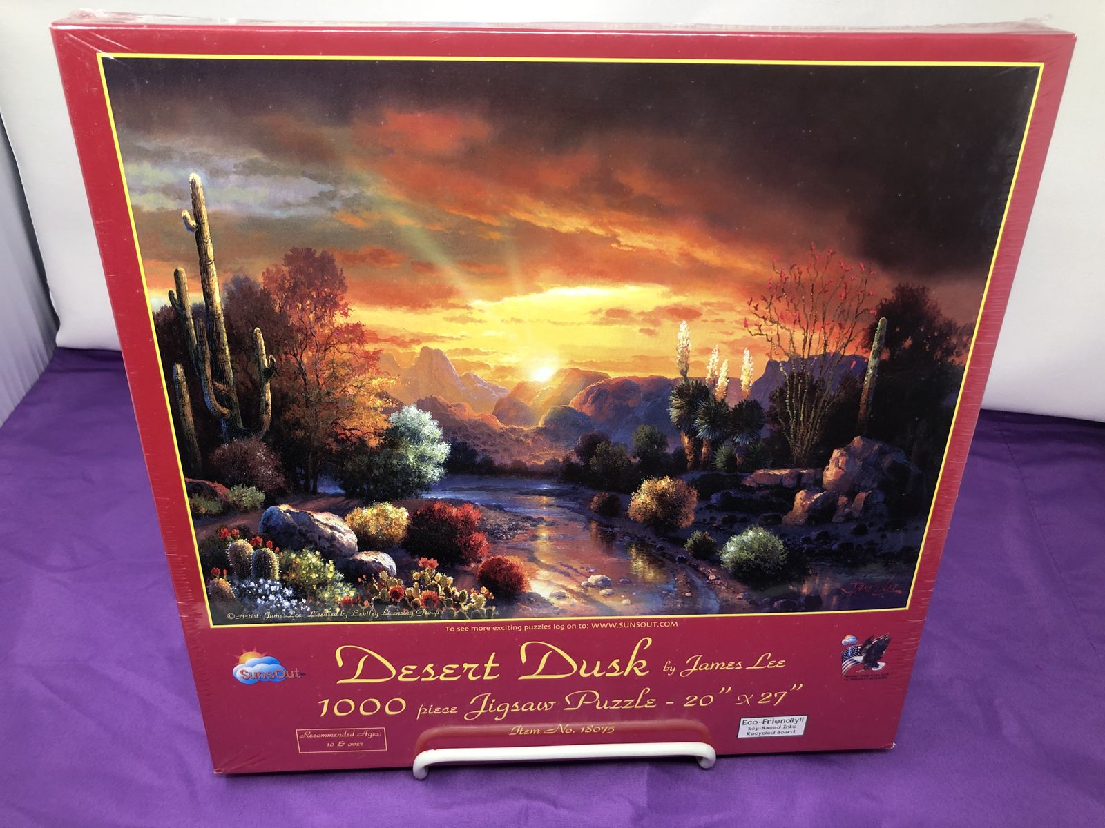 Desert Dusk 1000 Piece Jigsaw Puzzle – Scenic Landscape