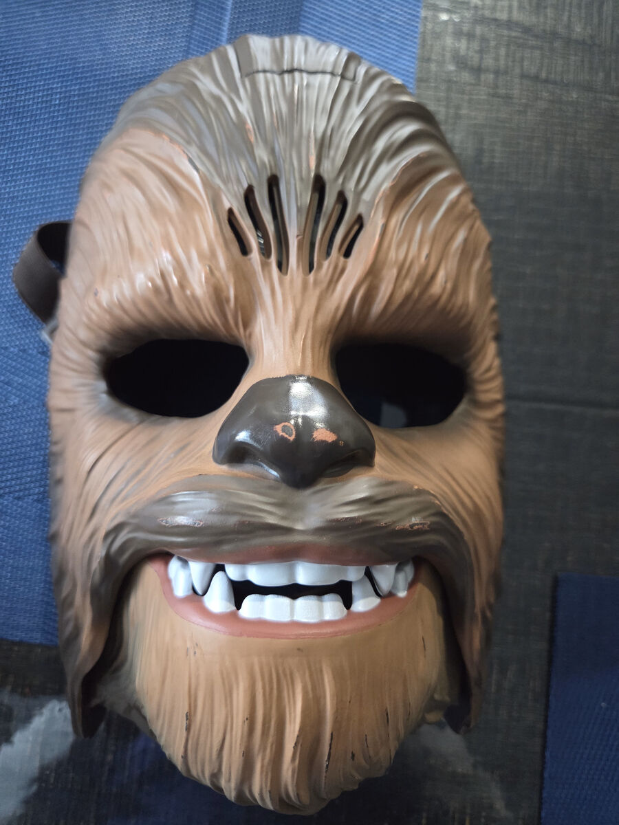 Star Wars Hasbro 2015 Chewbacca Mask opening mouth triggers Sounds