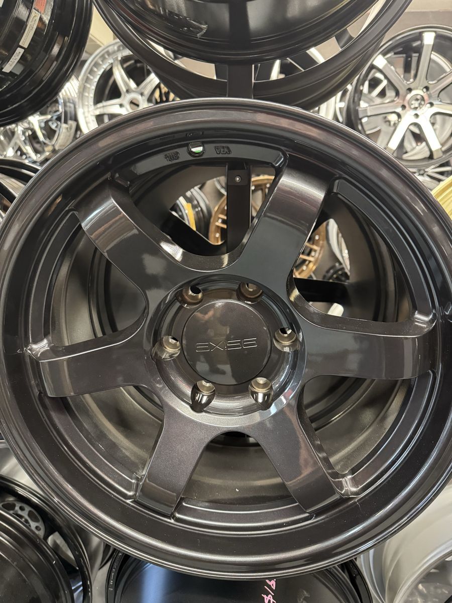 Exise Carbon Gray brand New set of 4 wheels
