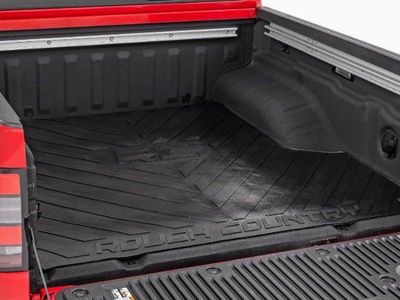 Rough Country Heavy Duty Rubber Truck Bed Mat for 2005-2026 Nissan Frontier 5' Bed