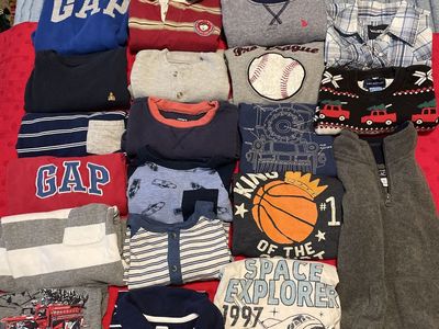 Boys 5T long sleeve shirts, sweaters, fleece