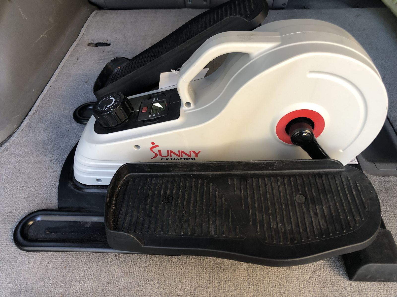 Sunny Health and Fitness Foot Peddler Mini Exercise Bike Physical Therapy