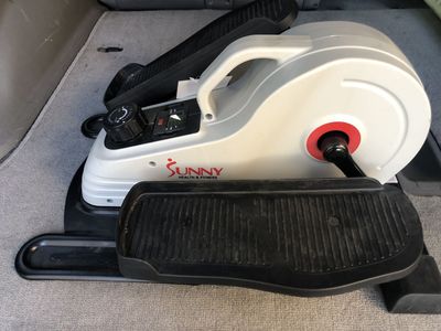 Sunny Health and Fitness Foot Peddler Mini Exercise Bike Physical Therapy