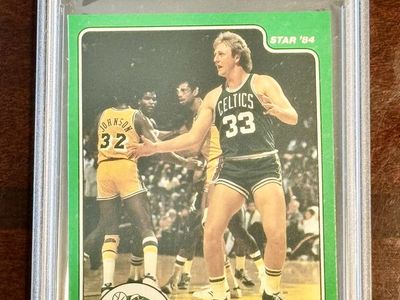 1984 Star #8 Larry Bird Boston Celtics PSA 8 NM-MT
