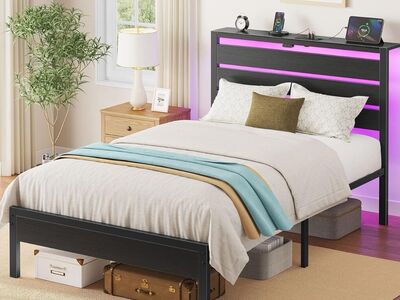 Brand New Twin Size Bed Frame With LED Lights