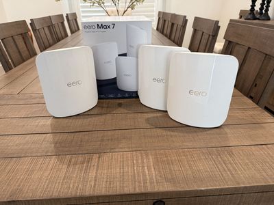 Eero Max 7 Tri Band Mesh WiFi 7 System 3 Pack - Used