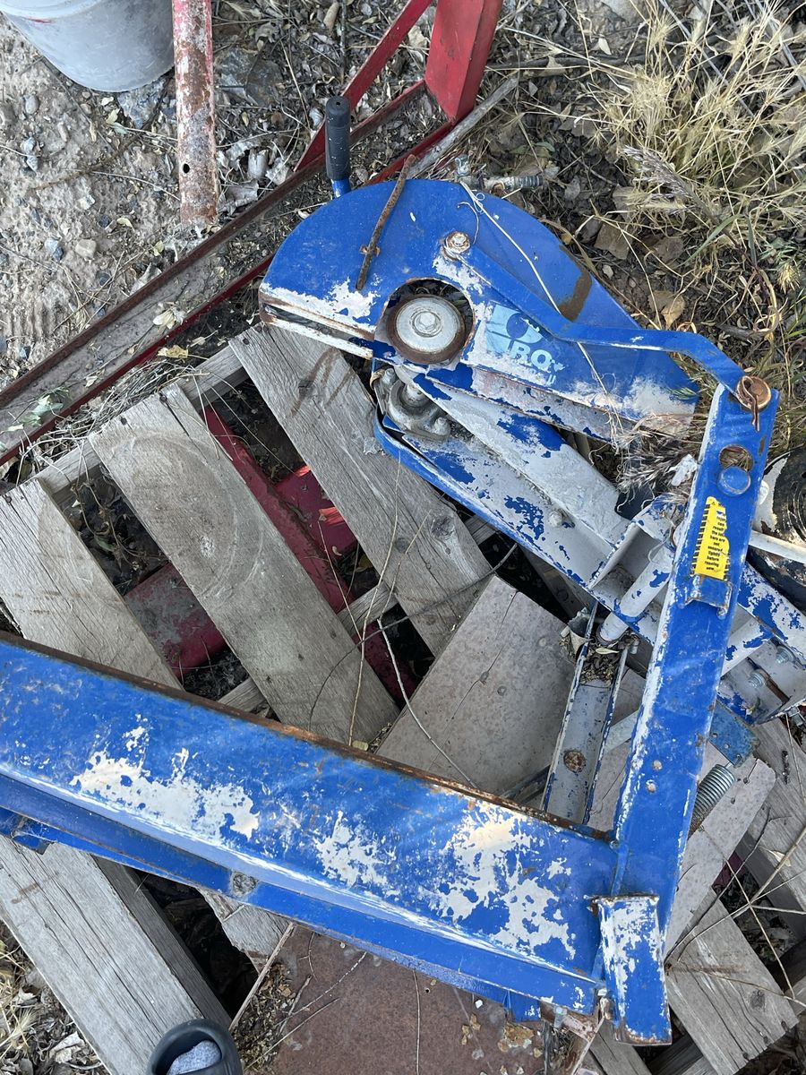 Blue Masonry Saw
