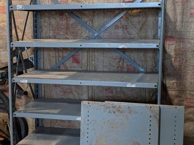 Metal storage shelf perfect for . garage