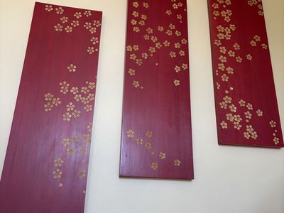 Tall wood flower pictures