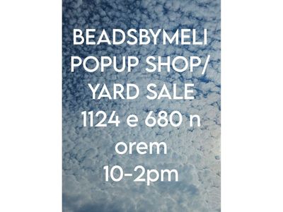 yard sale/ jewelry shop!