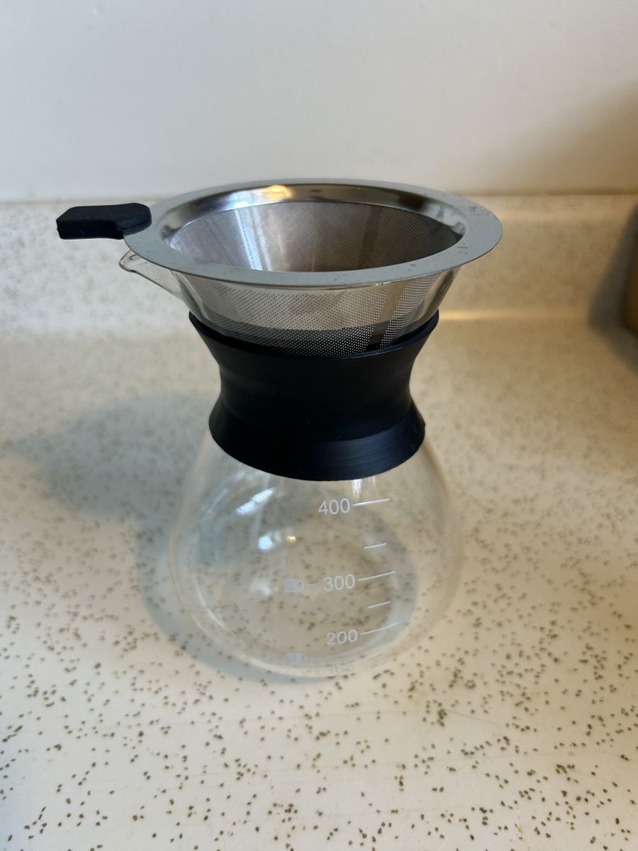 Glass Pour-Over Coffee Maker $5