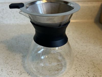 Glass Pour-Over Coffee Maker $5