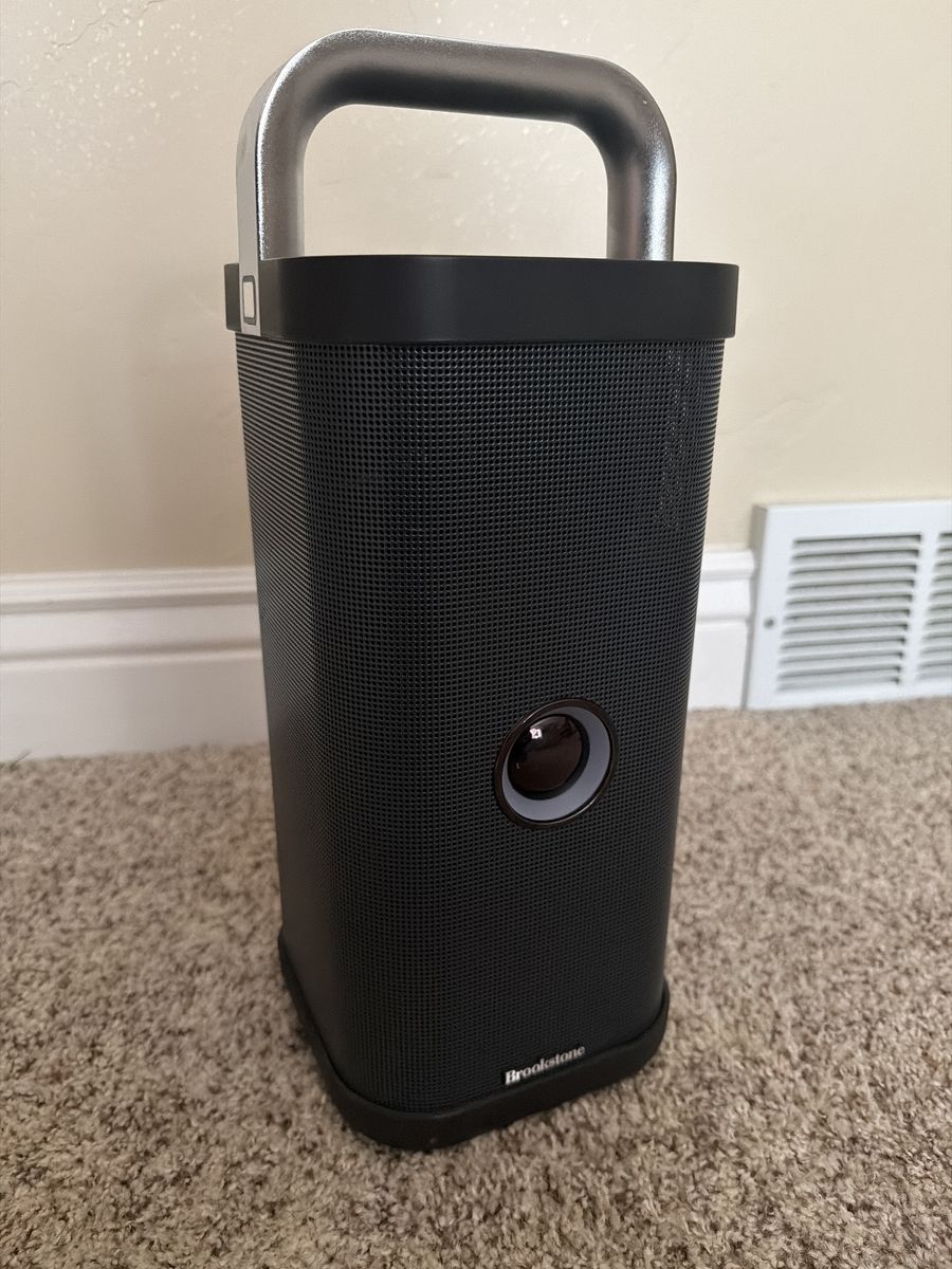 Amazing Brookstone Portable Bluetooth Speaker!