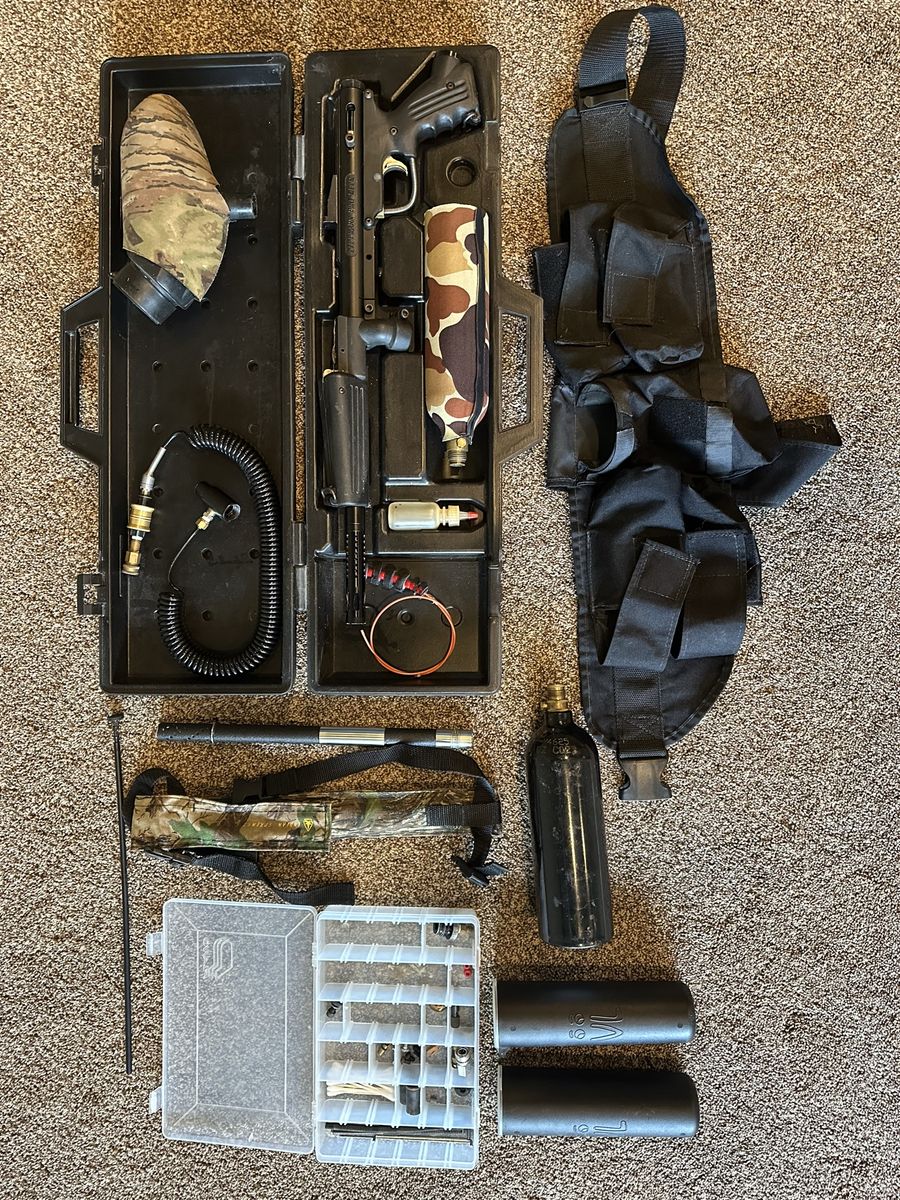 Tippman ProLite Paintball Setup