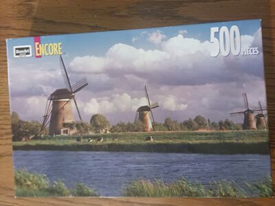 Jigsaw puzzle windmills