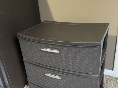 Three drawers sterlite organizer