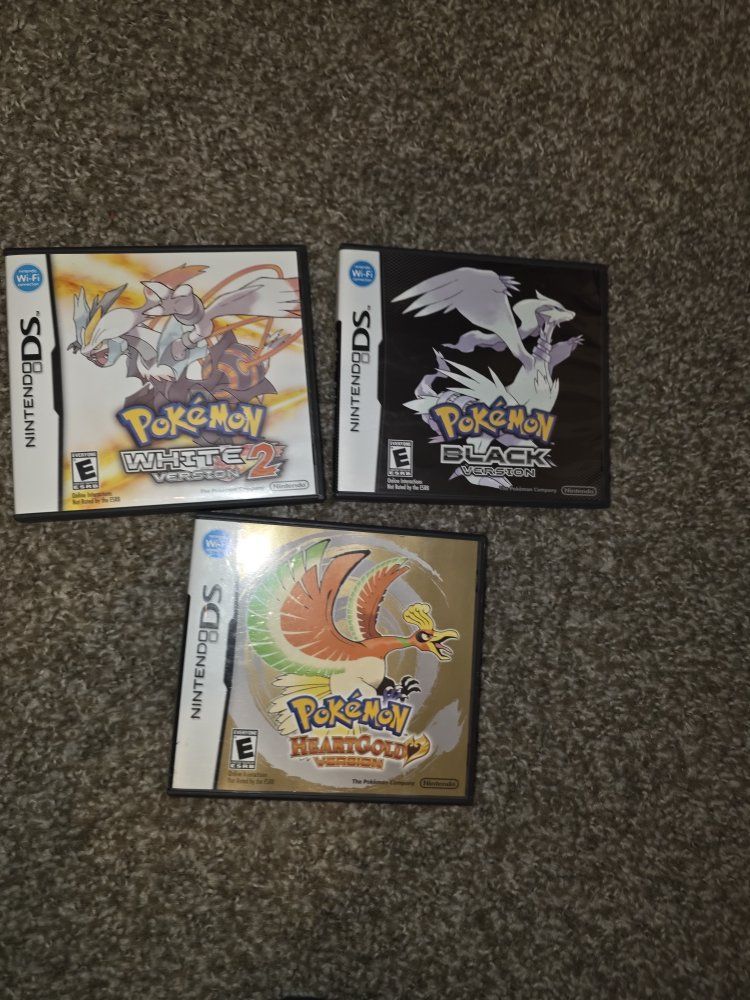 Pokemon ds games Authentic CIB( prices in description)