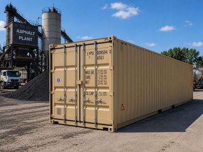 40’ High Cube Shipping Container | One Trip Conex Box | Contractor Storage