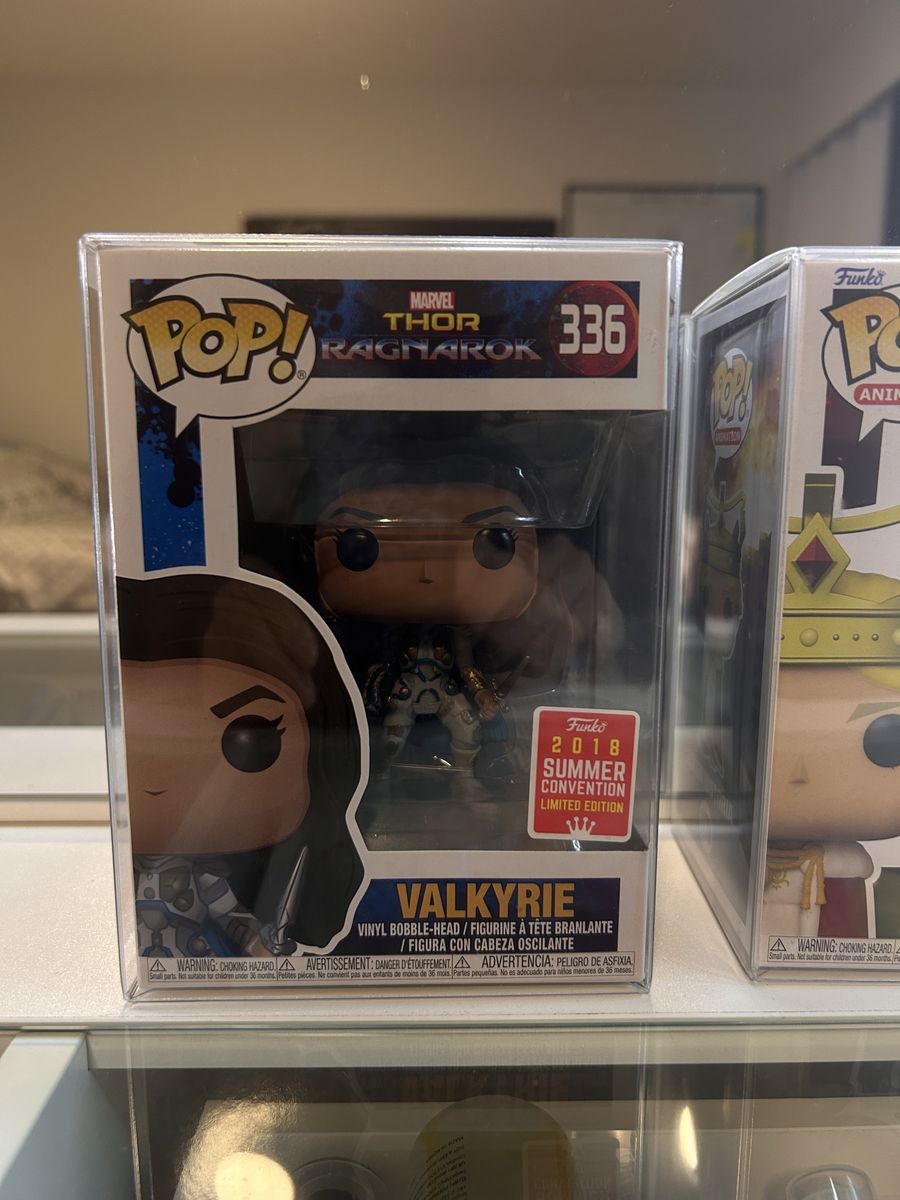 Funko Pop! Marvel Thor Ragnarok Valkyrie 336 2018 Summer Convention Limited Edition Vinyl Bobble-Head