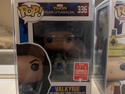 Funko Pop! Marvel Thor Ragnarok Valkyrie 336 2018 Summer Convention Limited Edition Vinyl Bobble-Head