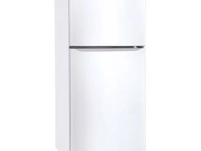 LG Top Freezer Refrigerator in White with Reversible Door - 1 year old, like new!