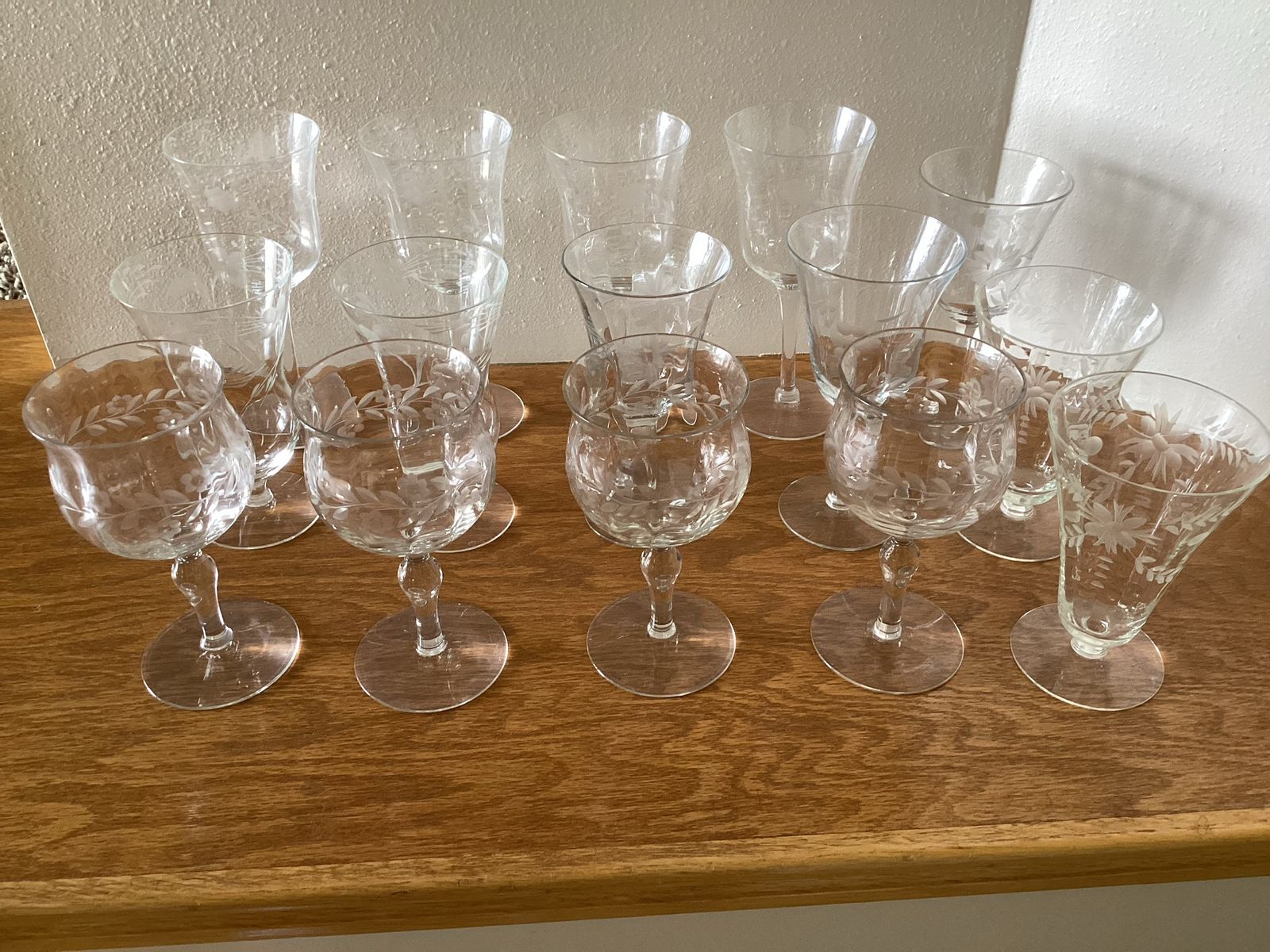 Etched Glassware