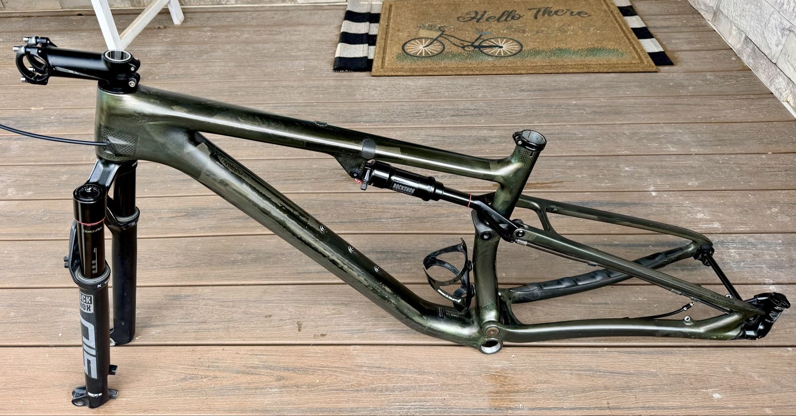 Specialized S-Works Epic 7 Carbon Full Suspension Mountain Bike Frame with Fork. Size Medium.