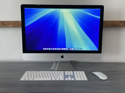 2019 Apple iMac 27” 5K Intel i5 8500 3GHz 1TB SSD/HDD 32GB DDR4 RAM Radeon Pro 570X GPU 4GB VRAM desktop AIO workstation PC