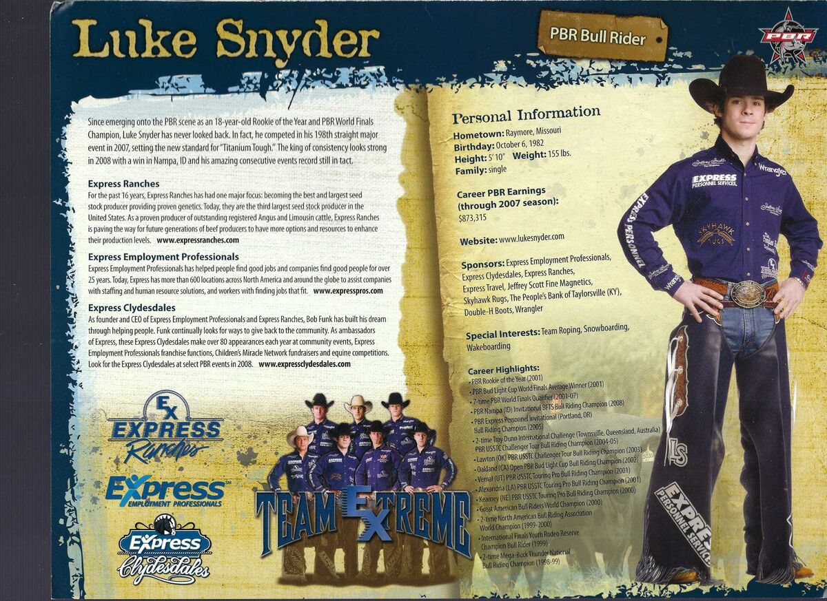 Autographed PBA WORLD FINALS 2008 BULLRIDING COVER Sovienor Program