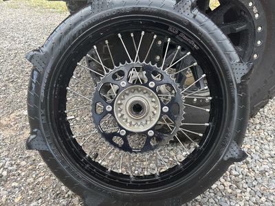 18 inch sand snake mx paddle tire ktm, husqvarna oem wheel