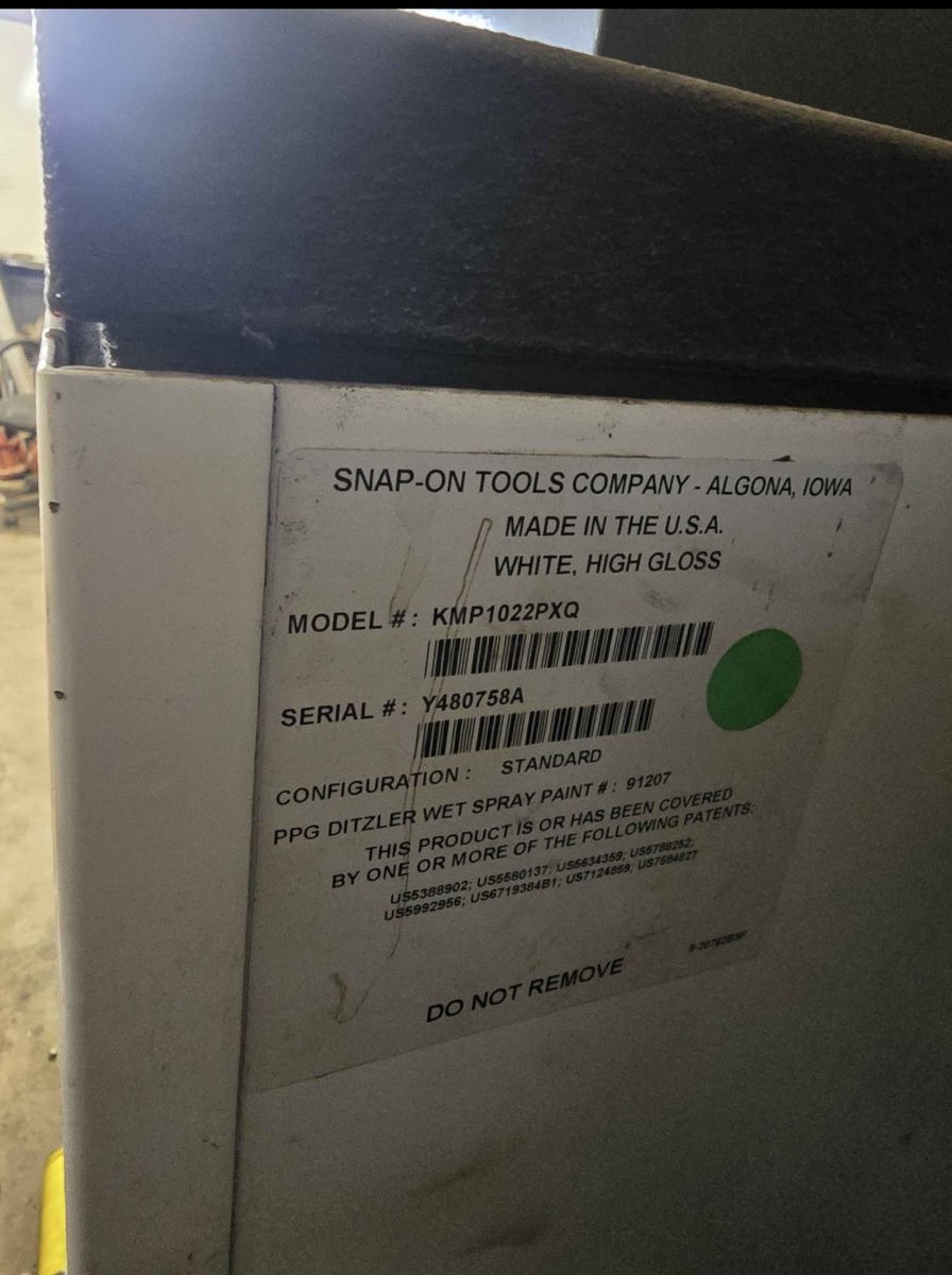 Snap on toolbox