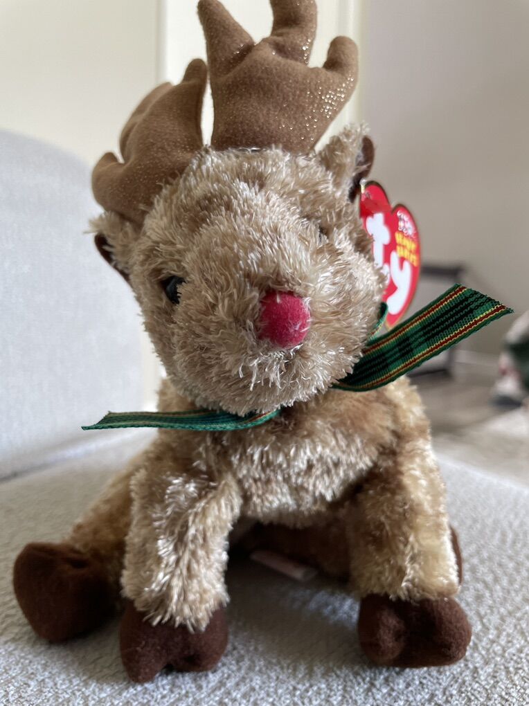 Ty Beanie Baby Rudy - (Reindeer 2003) Christmas